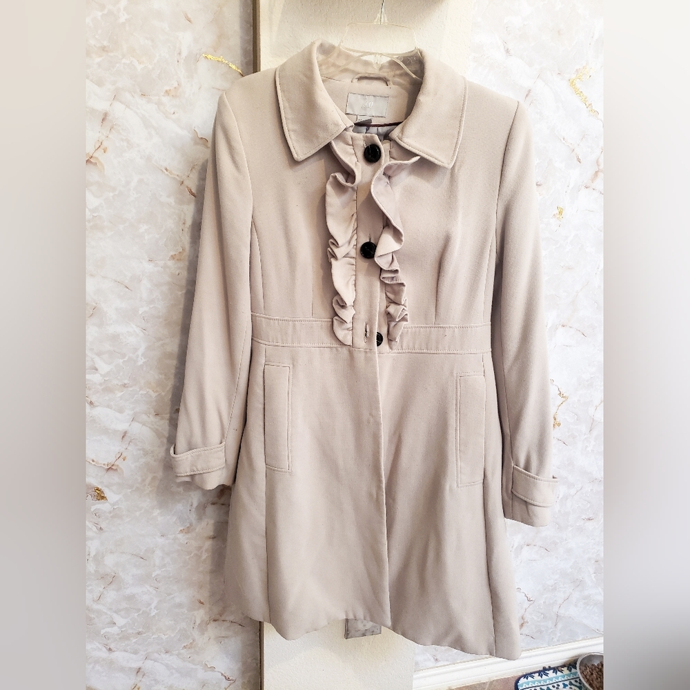 H&M Double Breasted Coat size 10
